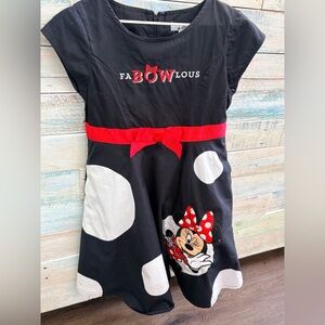 Disney Black & Red Minnie Mouse Polka Dot Dress